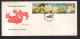 BUZIN / RWANDA 1986 / PARC DE L'AKAGERA III / COB 1287-1288 / UN FDC DE LA SERIE DE 3 - 1980-1989