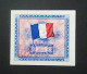 France 1944: Allied Occupation 10 Francs - 1944 Flag/France