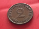 Münze Münzen Umlaufmünze Deutschland Deutsches Reich 2 Pfennig 1939 Münzzeichen A - 2 Reichspfennig