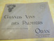 Grands Vins Des Palmiers/Oran (Algérie) / Enveloppe + Bulletin// 1930-1950    OEN30 - Lebensmittel