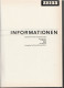 ZEISS INFORMATION "Zeitschrift Für Die ZEISS-Freunde" 14. Jahrgang 1966 Heft 59 Bis 62 Originalkunstoffeinband, Gebrauch - Informatica