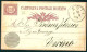 VZ094 -  CARTOLINA POSTALE DI STATO CENTESIMI 0,10-  STORIA POSTALE - 1878 TORINO - INTERO POSTALE - Entero Postal