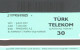 Turkey:Used Phonecard, Türk Telekom, 30 Units, Earth, 2001 - Türkei