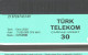 Turkey:Used Phonecard, Türk Telekom, 30 Units, Man Playing Mandoline, 2000, A - Türkei