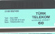 Turkey:Used Phonecard, Türk Telekom, 60 Units, Man, 2000 - Türkei