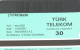 Turkey:Used Phonecard, Türk Telekom, 30 Units, Kalelerimiz, 2001 - Türkei