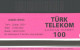 Turkey:Used Phonecard, Türk Telekom, 100 Units, Satellite Communication, 2001 - Türkei