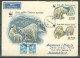 URSS Russie Lettre W.W.F. Ours Polaire Voyagé A Mozambique 1987 USSR Russia Polar Bear WWF Cover To Moçambique - Lettres & Documents