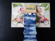 Carte Postale Fantaisie Système PARIS-75-Sous Le Panneau-Tirette 10 Vues-Garçon-Fille-Vélo-Bicyclette-3 SCANS - Multi-vues, Vues Panoramiques