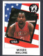 Figurina Panini Supersport 1986 - N° 132 - Moses Malone (USA) - Basket (Rara) - 1980-1989