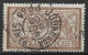 France N°120c Merson 50c Variété Sans Teinte De Fond Oblitéré PP Journaux 53 Paris 1902 - Usados