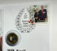 (2 Q 18) ANZAC Day 2023 Cover + $ 2.00 Colored Coin For End Of WWII Anniversary (military) - 2 Dollars