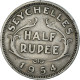 Monnaie, Seychelles, 1/2 Rupee, 1954 - Seychelles
