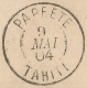 FRENCH POLYNESIA - ILE MOOREA - ENTREE DE LA BAIE DE PAPETOIA - 1904 - Polynésie Française