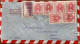 ARGENTINA 1950,COVER USED TO DENMARK SAN MARTIN INDUSTRY & AGRICULTRE MULTI 7 STAMP. - Storia Postale
