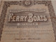 Société Internationale Des Ferry-Boats "Interfer" S.A. - Action De Dividende Au Porteur - Bruxelles 16 Mars 1929. - Navy