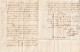 Delcampe - 1822 - Lettre Avec Corresp Amicale, Pliée De 3 Pages De Paris Vers Bordeaux - Taxe 8 - Chambre Des Pairs - 1801-1848: Vorläufer XIX