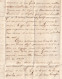 Delcampe - 1822 - Lettre Avec Corresp Amicale, Pliée De 3 Pages De Paris Vers Bordeaux - Taxe 8 - Chambre Des Pairs - 1801-1848: Précurseurs XIX