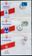 YUGOSLAVIA 1984 Sarajevo Winter Olympic Events, Set Of 19 Covers. - Covers & Documents
