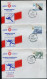 Delcampe - YUGOSLAVIA 1984 Sarajevo Winter Olympic Events, Set Of 19 Covers. - Covers & Documents