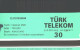 Turkey:Used Phonecard, Türk Telekom, 30 Units, Bird, Eagle, 2001 - Türkei
