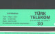 Turkey:Used Phonecard, Türk Telekom, 30 Units, Waterfalls, Bridge, Darker, 2001 - Türkei