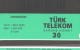 Turkey:Used Phonecard, Türk Telekom, 30 Units, Flower, 2000 - Türkei