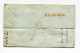 !!! LETTRE DE MARIANOPOLI POUR GENES DE 1845, AVEC MARQUE DE TRANSIT ODESSA - ...-1857 Prephilately