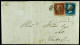 1846 (6 May) EL To Kendal Bearing A Pretty Franking Of 1d Red-brown & 2d Blue Imperfs Each With 4 Margins (2d + 1d Late  - Otros & Sin Clasificación