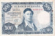 BILLETE DE ESPAÑA DE 500 PTAS DEL AÑO 1954 SERIE Q (IGNACIO ZULOAGA) - 500 Pesetas