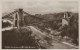 Clifton Suspension Bridge And River Avon Rppc Real Photo - Bedford