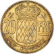 Monnaie, Monaco, 20 Francs, Vingt, 1951 - 1949-1956 Francos Antiguos