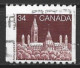 Canada 1985. Scott #952 (U) Parliament (Library)  *Complete Issue* - Coil Stamps