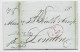 SVERIGE SWEDEN LETTRE COVER GOTHENBURG 30TH SEP 1843 TO LONDON + TAXE T 6 OCT - ... - 1855 Prephilately