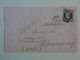 BR10 FRANCE  BELLE  LETTRE 1856  PARIS A ANNONNAY  + NAPOLEON N° 14 FONCé +AFF.  PLAISANT++ - 1853-1860 Napoleon III