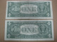 USA United States Of America $1 Banknote1963 1969 1977 Used CONDITIONS - A Identificar