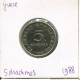 5 DRACHMES 1988 GREECE Coin #AK399.U - Grèce