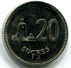 20 SUCRE 1991 ECUADOR UNC Coin #W11118.U - Ecuador