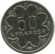 50 FRANCS CFA 1976 CENTRAL AFRICAN STATES (BEAC) Coin #AP867.U - Centraal-Afrikaanse Republiek