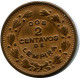 2 CENTAVOS 1956 HONDURAS Münze #AY255.2.D - Honduras