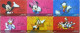 China Shanghai Metro One-way Card/one-way Ticket/subway Card,Disney Ink Chine / Disney Classics，11 Pcs - Monde