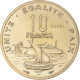 Monnaie, Djibouti, 10 Francs, 1977, Monnaie De Paris, ESSAI, FDC - Djibouti