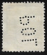 PERFIN DANIMARCA -1938/41 - Valore Usato Da 7 Ore, CIFRA, Con Perforazione - In Ottime Condizioni. - Perforés