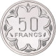 Monnaie, Tchad, 50 Francs, 1976, Monnaie De Paris, ESSAI, FDC, Nickel, KM:11 - Tsjaad