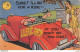 Vintage 1950s Comic Postcard SURE ! I'LL GO FOR A RIDE - IF YOU DON'T GO TOO FAR ! # Convertible Car - Humour