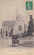 37. SAINT CYR SUR LOIRE. CPA . L'EGLISE. ANIMATION. ATTELAGE . ANNEE 1914 + TEXTE - Saint-Cyr-sur-Loire