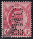 Straits Settlements        .   SG    .   154  (2 Scans)  .  Perfin    .      O        .      Cancelled - Straits Settlements