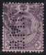 Straits Settlements        .   SG    .   155  (2 Scans)  .  Perfin    .      O        .      Cancelled - Straits Settlements