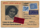 Carte Pétition Pour La Libération De Djamila Bouhired - 1958 - DDR => Président Coty (Guerre D'Algérie) - Oorlog In Algerije