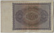 Germany Banknote 100,000 Mark 1923 Pick-83a VF (catalog US$10) - 100.000 Mark